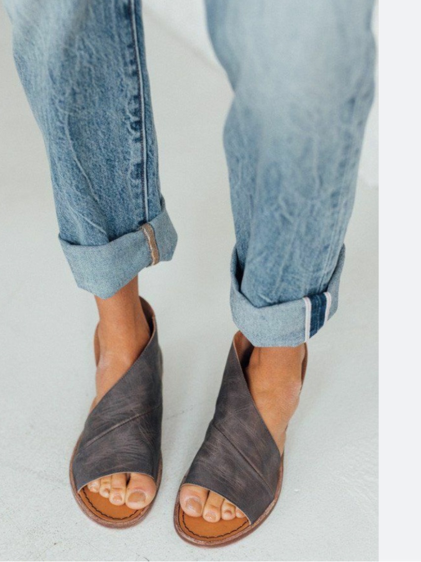 Free People Mont Blanc Leather Sandals